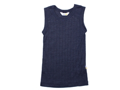 Joha navy undershirt merino wool/silk  